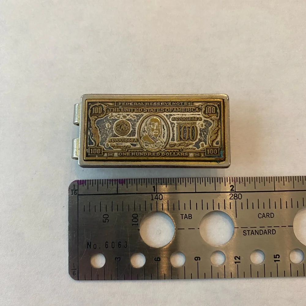 Vintage Ansan Gold and Silver Money Clip.